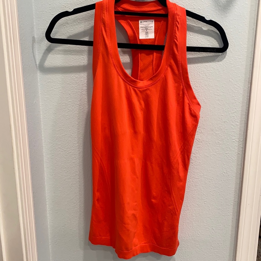 Red Athleta Racerback tank